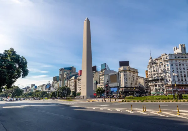 stock image Buenos Aires Obelisk at Plaza de la Republica - Buenos Aires, Argentina