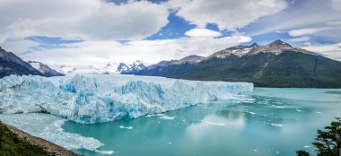 Perito Moreno Buzulu Patagonya'da - El Calafate, Ar Panoraması