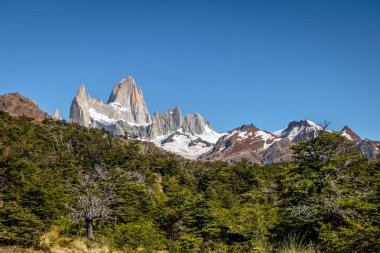 Mount Fitz Roy Patagonya'da - El Chalten, Arjantin
