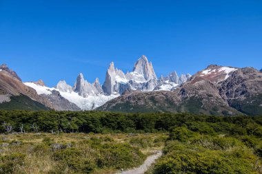 Mount Fitz Roy Patagonya'da - El Chalten, Arjantin