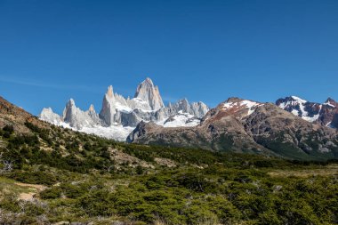 Mount Fitz Roy Patagonya'da - El Chalten, Arjantin