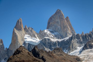 Mount Fitz Roy Patagonya'da - El Chalten, Arjantin
