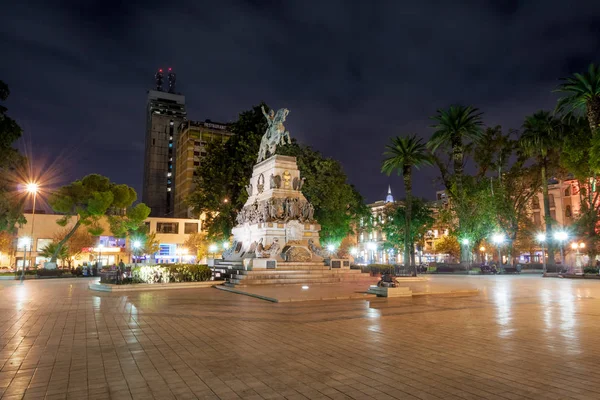 Plaza San Martin Ночью Кордова Аргентина — стоковое фото