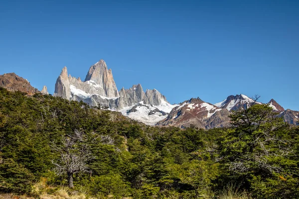 Mount Fitz Roy Patagonien Chalten Argentinien — Stockfoto