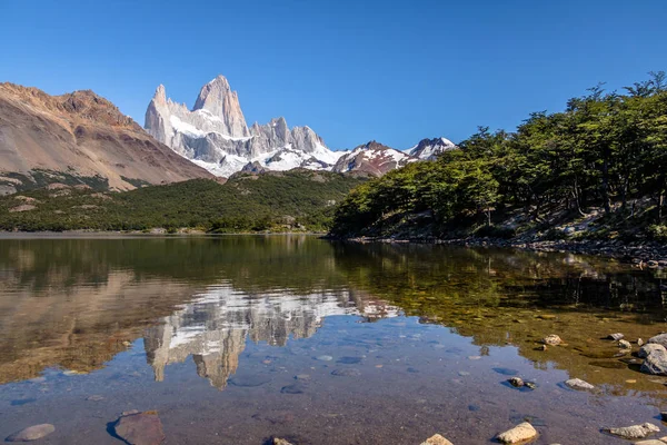 Lagune Mont Fitz Roy Capri Patagonie Chalten Argentine — Photo