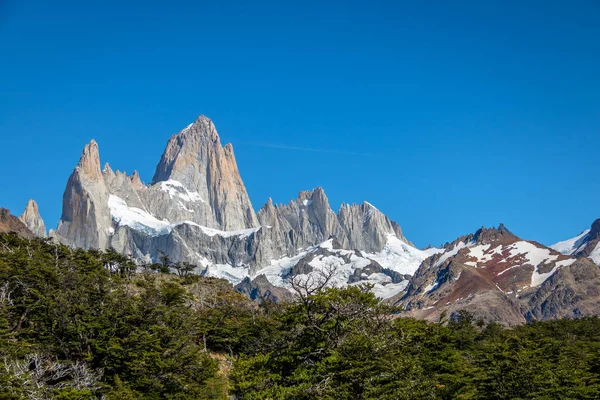 Mount Fitz Roy Patagonien Chalten Argentinien — Stockfoto