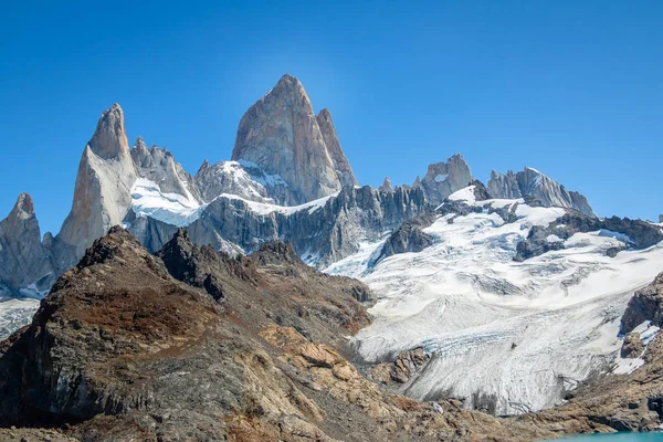 Mount Fitz Roy Patagonien Chalten Argentinien — Stockfoto