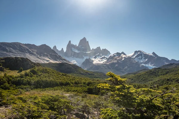 Mount Fitz Roy Patagonii Chalten Argentyna — Zdjęcie stockowe