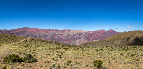 Serrania Hornocal Der Vierzehn Farben Hügel Bei Quebrada — Stockfoto