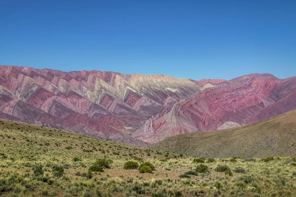 Serrania Hornocal Der Vierzehn Farben Hügel Der Quebrada Humahuaca Humahuaca — Stockfoto