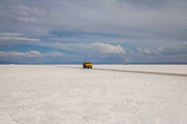 Salinas Grandes tuz düz - Jujuy, Arjantin tuz kamyon