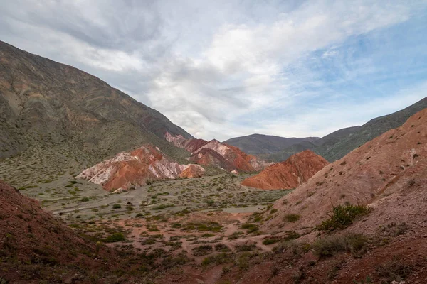 阿根廷胡胡伊 Purmamarca 的山脉和景观 — 图库照片