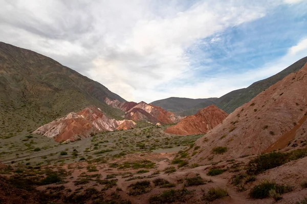 阿根廷胡胡伊 Purmamarca 的山脉和景观 — 图库照片