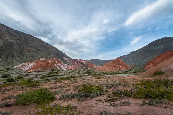 Berge Und Landschaft Von Purmamarca Purmamarca Jujujuy Argentina — Stockfoto