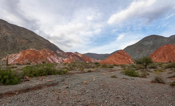 Berge Und Landschaft Von Purmamarca Purmamarca Jujujuy Argentina — Stockfoto