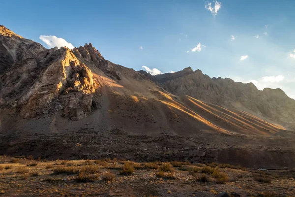 Mountains on Ruta 7 the road between Chile and Argentina through Cordillera de Los Andes - Mendoza Province, Argentina