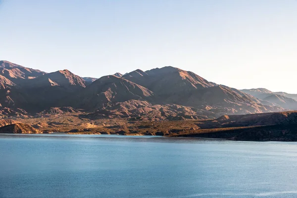 Embalse Potrerillos Dam near Cordillera de Los Andes - Mendoza Province, Argentina