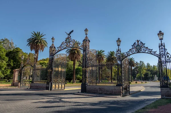 Park Gates Portones Del Parque General San Martin Park Mendoza — Photo