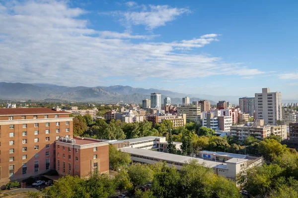 Vista Aérea Cidade Mendoza Montanhas Dos Andes Mendoza Argentina — Fotografia de Stock