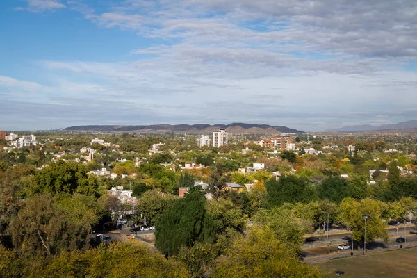 Vista Aérea Cidade Mendoza Mendoza Argentina — Fotografia de Stock