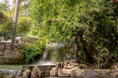Cerro San Bernardo Hill waterfall fountain - Salta, Argentina