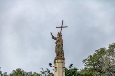 Christ Statue on top of Cerro San Bernardo Hill - Salta, Argentina