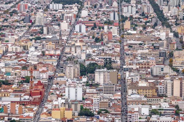Вид с воздуха на город Сальта - Сальта, Аргентина
