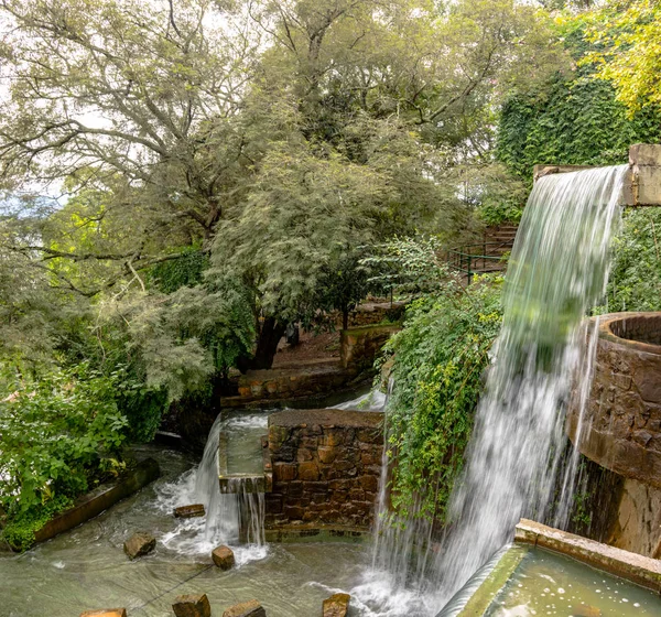 Cerro San Bernardo Hill Waterfall Fountain Salta Argentina — Stock Photo, Image