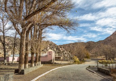 Santa Rosa de Tastil Village and Santa Rosa de Lima Chapel - Santa Rosa de Tastil, Salta, Argentina clipart