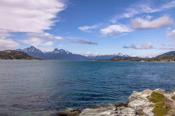 Lapataia Bay Bij Tierra Del Fuego National Park Patagonië Ushuaia — Stockfoto