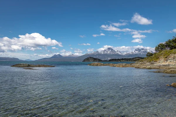 Lapataia Bay Bij Tierra Del Fuego National Park Patagonië Ushuaia — Stockfoto