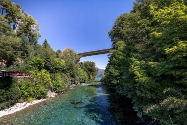 Köprü Correntoso Gölü - Villa La Angostura, Patagonia, Arjantin