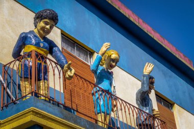 La Boca Mahallesi - Buenos Aires, Argen renkli binaları