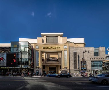Los Angeles, ABD - 07 Ocak 2017: Dolby tiyatro Hollywood Bulvarında - Los Angeles, Kaliforniya, ABD