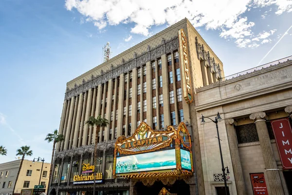 Λος Άντζελες Ηπα Ιανουαρίου 2017 Capitan Θέατρο Στο Hollywood Boulevard — Φωτογραφία Αρχείου