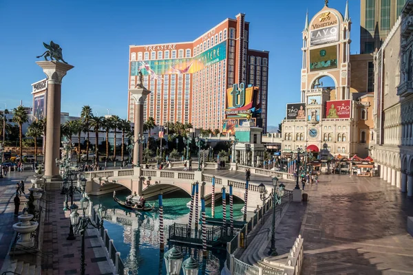 Las Vegas Usa นวาคม 2016 Grand Canal Venetian Hotel Casino — ภาพถ่ายสต็อก