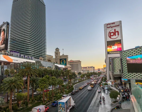 Las Vegas Usa นวาคม 2016 Las Vegas Strip Sunset — ภาพถ่ายสต็อก