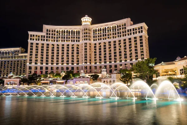 Las Vegas Verenigde Staten December 2016 Dansende Fonteinen Bellagio Hotel — Stockfoto