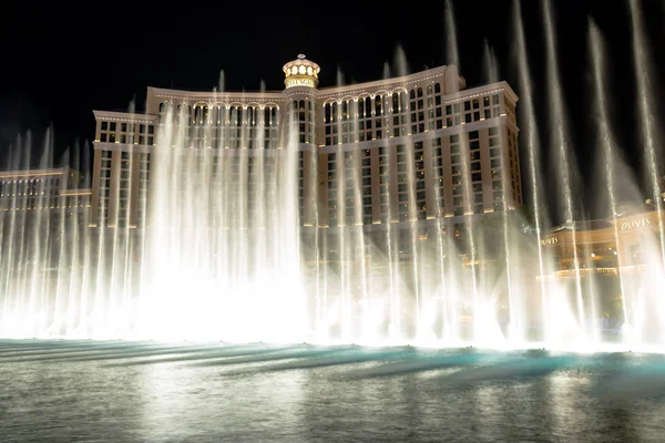 Las Vegas Usa December 2016 Dancing Fountains Bellagio Hotel Casino — ストック写真