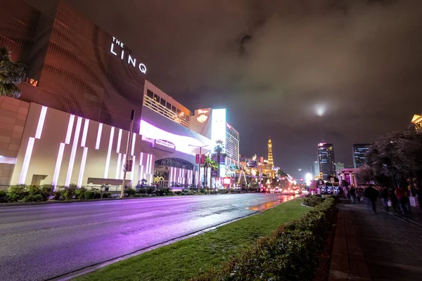 拉斯维加斯 2016年12月22日 林克酒店和赌场在晚上 — 图库照片