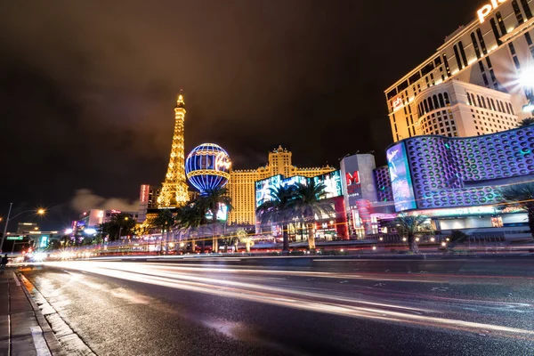 Las Vegas Usa นวาคม 2016 Las Vegas Strip และ Paris — ภาพถ่ายสต็อก