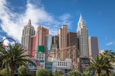 Las Vegas, Amerika Birleşik Devletleri - 22 Aralık 2016: New York New York otel ve Casino