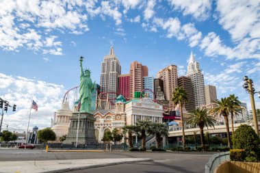 Las Vegas, Amerika Birleşik Devletleri - 22 Aralık 2016: New York New York otel ve Casino