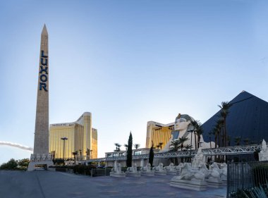 Las Vegas, Amerika Birleşik Devletleri - 22 Aralık 2016: Luxor Hotel Casino