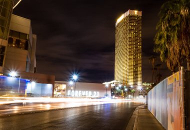 Las Vegas, Amerika Birleşik Devletleri - 22 Aralık 2016: The Trump Hotel geceleri
