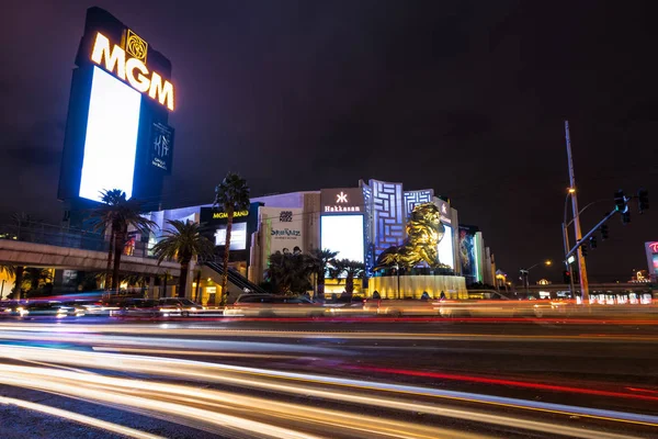Las Vegas Usa นวาคม 2016 Las Vegas Strip และ Mgm — ภาพถ่ายสต็อก
