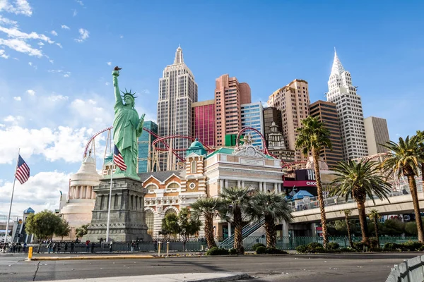 Las Vegas Usa December 2016 New York New York Hotel — Stock Photo, Image