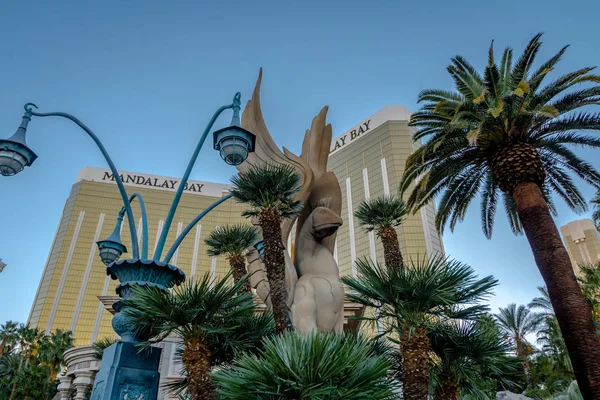 Las Vegas Usa นวาคม 2016 โรงแรมแมนดาเลย เบย และทางเข าคาส — ภาพถ่ายสต็อก