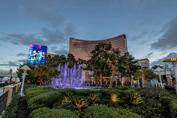 Las Vegas Usa นวาคม 2016 าโรงแรมว และคาส โนตอนพระอาท — ภาพถ่ายสต็อก