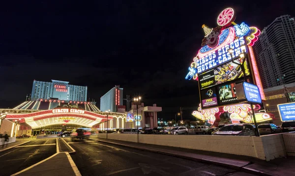Las Vegas Usa นวาคม 2016 Circus Circus Hotel และทางเข าคาส — ภาพถ่ายสต็อก